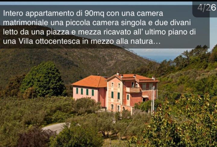 Villa Margherita Appartamento Per 5 In Villa Ottocentesca Castiglione Chiavarese Exterior foto